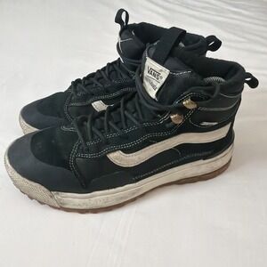 Vans UltraRange EXO Hi MTE 1 Shoes Black White Gum Bottom Primaloft Women's Sz 8